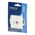 Gniazdo 1xRJ45 Cat6 Pearl, RJ45-6CAT/P1, biały