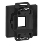 Płytka czołowa + 1xRJ45 Pearl, PC+ARJ45/P1, czarny