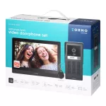 GADI, zestaw wideodomofonowy jednorodzinny, 2-żyłowy, 10", Wi-Fi, ekran dotykowy, Full HD, RFID 125kHz, szyfrator