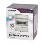 1-fazowy wskaźnik zużycia energii elektrycznej, 80A, 4.3 moduły, DIN TH-35mm