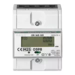 3-fazowy licznik energii elektrycznej, 80A, MID, 3 moduły, DIN TH-35mm