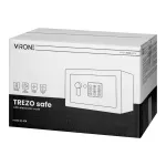Sejf z kodem elektronicznym TREZO, średni, wymiary zewnętrzne: 310 x 200 x 200 mm