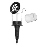 Lampa warsztatowa E27, max.15 W, IP20, szklany klosz