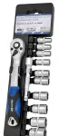 ADLER ZESTAW KLUCZY NASADOWYCH 1/4"12cz