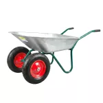 AWTOOLS TACZKA OGRODOWA  100L.DWA KOŁA FELGI METALOWE