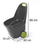 KETER TACZKA OGRODOWA EASY GO XL 62L