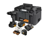DEWALT ZESTAW COMBO 18V DCD86MP2KT (DCD86M, MIARA 5m, 32ACC DT70901T) 2x5,0Ah TSTAK MCLAREN