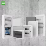 ELEGANT rozdzielnica 1x12 PE+N podtynkowa  IP 40 - kolor dymny