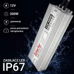 Zasilacz led hermetyczny 12V 300W         Scharfer 7Y