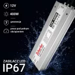 Zasilacz led hermetyczny 12V 400W         Scharfer 7Y