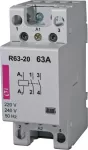 R 63-20 24V Stycznik modułowy 63A 2 styki zwierne (2 mod. 2 bieg.)