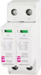 ETITEC GSM T12 275/25 2+0 RC Ogranicznik przepięć T1, T2 (B, C) - iskiernik