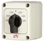 CS 25 66 PN Przełącznik woltomierzowy 3f, 3f-N w obudowie