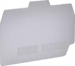 ESP-HMT.4/PT Płytka skrajna 4 mm2 do ESP-HMM.4, ESP-HTE.4 (szara)