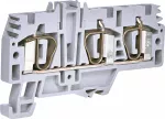 ESP-HMM.4/1+2 Złączka sprężynowa 4 mm2 (1wej,2 wyj)(szara)
