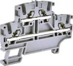ESH-EFD.2 Złączka sprężynowa 2-poziomowa 2,5mm2 PUSH-IN (szara)