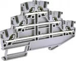 ESH-EFT.2 Złączka sprężynowa 3-poziomowa 2,5mm2 PUSH-IN (szara)