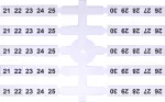 EO3 21-30 Oznacznik elastyczny (20 x 10 szt.)