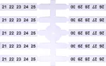 EO3 21-30 Oznacznik elastyczny (20 x 10 szt.)