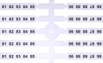 EO3 81-90 Oznacznik elastyczny (20 x 10 szt.)