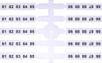 EO3 81-90 Oznacznik elastyczny (20 x 10 szt.)