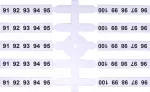 EO3 91-100 Oznacznik elastyczny (20 x 10 szt.)