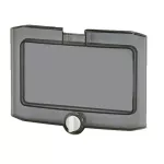 DOOR-ECH-8G Drzwiczki transparentne