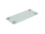 EH-AL Przepust kablowy aluminiowy z nakrętkami