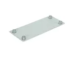 EH-AL Przepust kablowy aluminiowy z nakrętkami