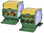 EDBM-7/PE Blok rozdzielczy 192A (2x4-70mm2/3x2,5-25mm2+4x2,5-16mm2) żółto-zielona