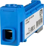 EDBC-1x25-13x2,5/N Blok rozdzielczy 63A (1x25mm2-13x2,5mm2) niebieski