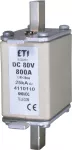 NH00/K 200A/80V DC Wkładka topikowa NH - aplikacje DC / Z wybijakiem