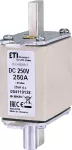 NH00/K 250A/250V DC Wkładka topikowa NH - aplikacje DC / Z wybijakiem