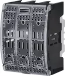 PTIP 00 2M6-M8 3p Podstawa bezpiecznikowa NH - NH00 / 160 A / 3P / AC 690 V / osłona zacisków + pokrywa