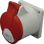EER 1632 16A, 230V, 2P+PE, Gniazdo tablicowe proste, IP54
