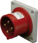 ERRO 3253 32A, 400V, 3P+N+PE,Wtyk odbiornikowy prosty ze zwrotnicą faz IP44