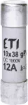 CH10x38 gPV 12A/1000V DC Wkładka topikowa cylindryczna PV