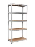 AWTOOLS REGAŁ 5 PÓŁEK 200x90x40 NOŚNOŚĆ 300kg / 6,0mm - WCISKANY SZYBKI MONTAŻ