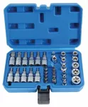 SATRA KLUCZE NASADOWE TORX 3/8" 24el.