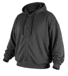 Bluza rozpinana z kapturem COMFORT, szara, rozmiar S