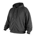 Bluza rozpinana z kapturem COMFORT, szara, rozmiar M