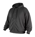 Bluza rozpinana z kapturem COMFORT, szara, rozmiar XL