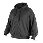 Bluza rozpinana z kapturem COMFORT, szara, rozmiar XXXL
