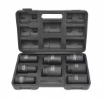AWTOOLS ZESTAW NASADEK UDAROWYCH 3/4"  8cz./17-38mm/ DŁUGIE BLACK LINE