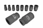 AWTOOLS ZESTAW NASADEK UDAROWYCH 3/4"  8cz./17-38mm/ DŁUGIE BLACK LINE