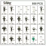 SILVER SPINKI KOŁKI DO TAPICERKI 800szt
