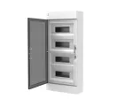 ELEGANT rozdzielnica 4x12 PE+N natynkowa IP 40 - kolor dymny
