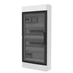 ELEGANT rozdzielnica 4x12 PE+N natynkowa IP 40 - kolor dymny