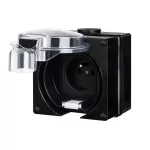 OYSTER IP66 gniazdo wtyczkowe w obudowie hermetycznej 16A/250V, czarny