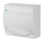GREEN BOX rozdzielnica 1x8+2 PE+N natynkowa IP 40 - kolor biały